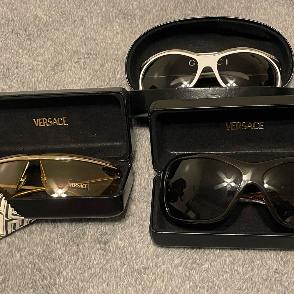 Versace and Gucci Sunglasses Collection